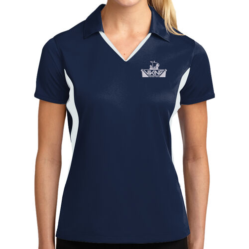 Viking Theatre Ladies Side Blocked Polo Thumbnail